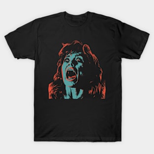 Vintage Halloween Horror Scream Retro Super Cool Best Gift T-Shirt